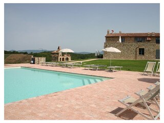 Ferienhaus mit weitem Panoramablick