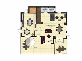 Villa Alba Adriatica Pianta del piano 25