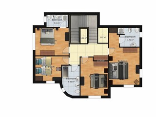 Villa Alba Adriatica Pianta del piano 26