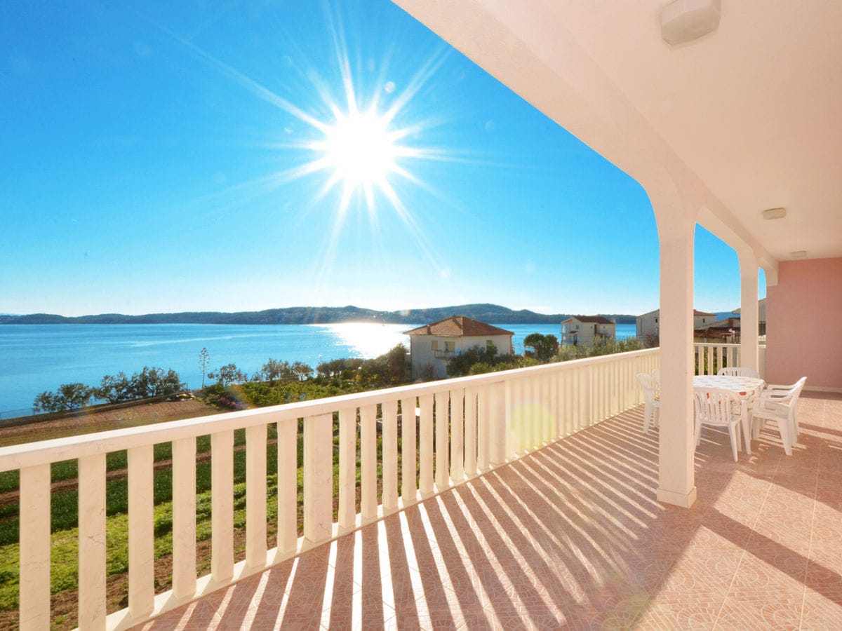 Private balcony with sea view