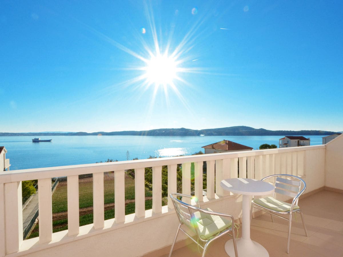 Private balcony with sea view