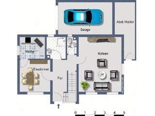 Layout ground floor