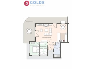 Bungalow St. Peter-Ording Grundriss 24