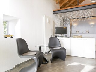 Schlafnische mit Doppelbett