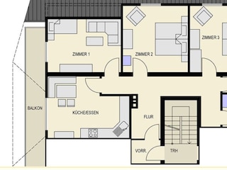 Holiday apartment Münstertal Floor Plan 10