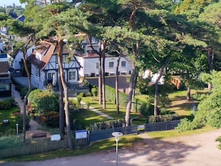 Ansicht von der Strandpromenade