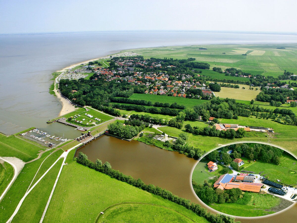 ferienhof hayenort von oben