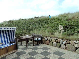Die Terrasse an der Düne