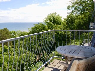 Blick auf den Balkon