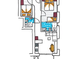 Appartamento per vacanze Steinegg Pianta del piano 21