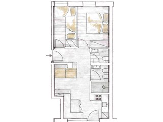 Appartamento per vacanze Steinegg Pianta del piano 38