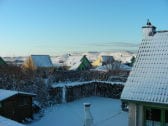 Winteridylll mit Blick zu den Dünen