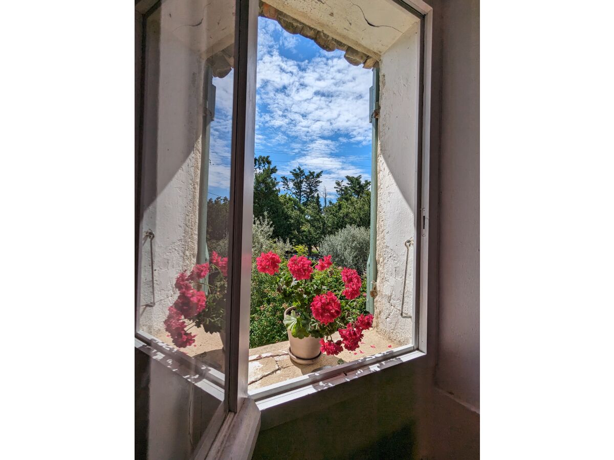 Blick aus dem Schlafzimmerfenster