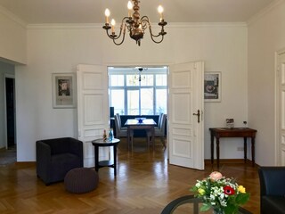 Blick südlicher Wohnbereich &gt; Richtung Meerseite
