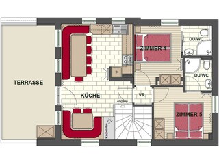 Chalet de ski Hochkrimml Plan d'étage 22