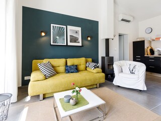 Livingroom with Kamin and Couch