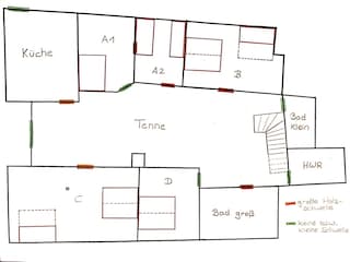 Bauernhof Klocksdorf Grundriss 36