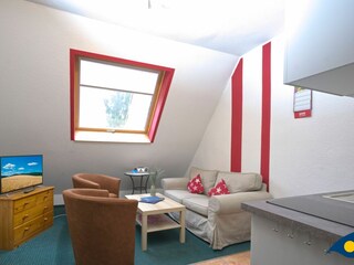 Wohnbereich mit Küchenzeile