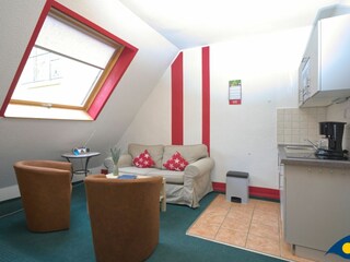 Wohnbereich mit Küchenzeile