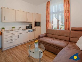 Wohnbereich mit Küchenzeile