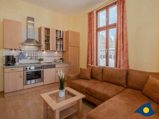 Wohnbereich mit Küche