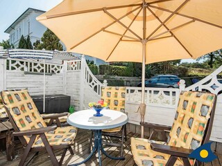 Terrasse mit Sitzmöbel