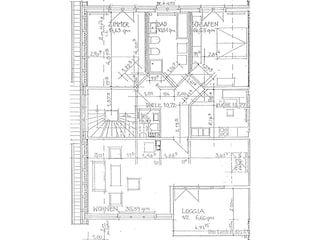 Grundriss Ferienwohnung "Haus Am Redder", 1. OG