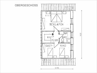 Grundriss Obergeschoss