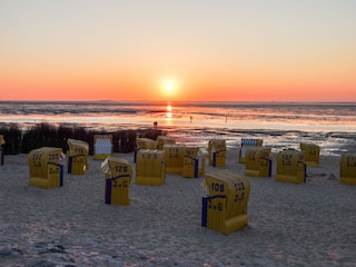 Sonnenuntergang über Neuwerk