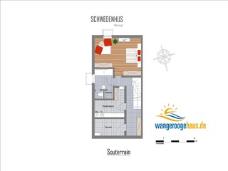 Appartement Wangerooge Plan d'étage 39