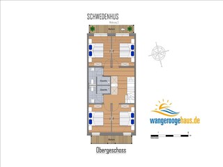 Appartement Wangerooge Plan d'étage 40