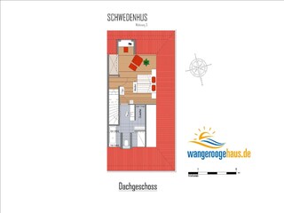 Apartamento Wangerooge Plano de planta 40