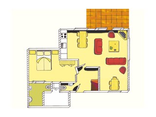 Vakantiehuis Deurningen Grondplan 41