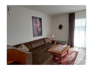 Couch mit Ottomane Wohnzimmer