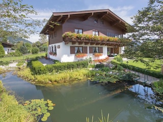 Haus Südseite mit Teich 130 qm 0,1 - 3 m tief