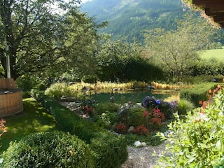 Schwimmteich mit Hot Pot