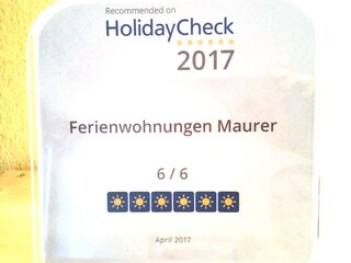 Bewertung Holiday Check