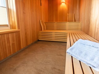 Biosauna im Souterrain des Nachbarhauses