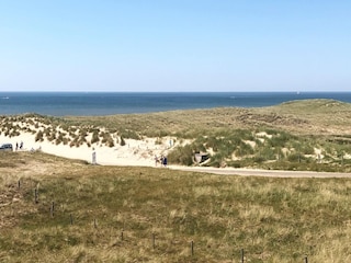 Radfahren und Wandern in den Dünen