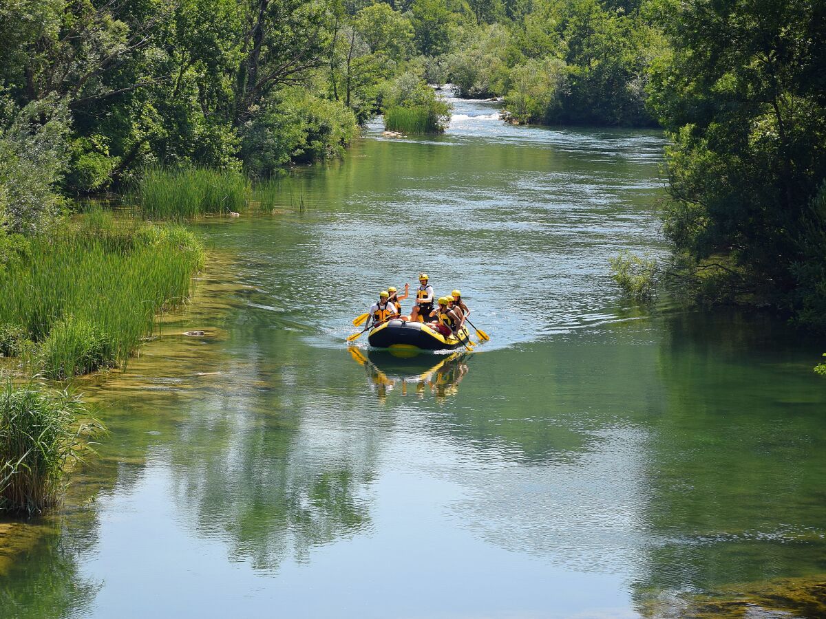 Rafting auf dem Fluss Cetina