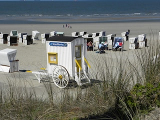 Am Strand kurz vor der Saison