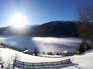 Aussicht vom Balkon aus