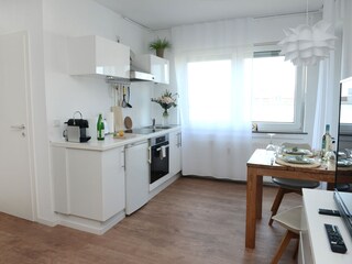 Küche und Essbereich