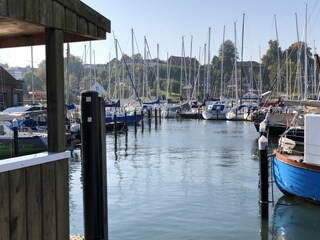 Der Hafen von Langballig.