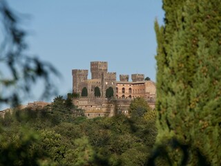 Blick auf das malerische Schloss