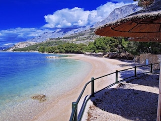 Der Strand von Makarska