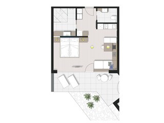 Appartamento Dorf Tirol Pianta del piano 26