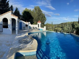 Villa Pouzols Minervois Buitenaudio-opname 2