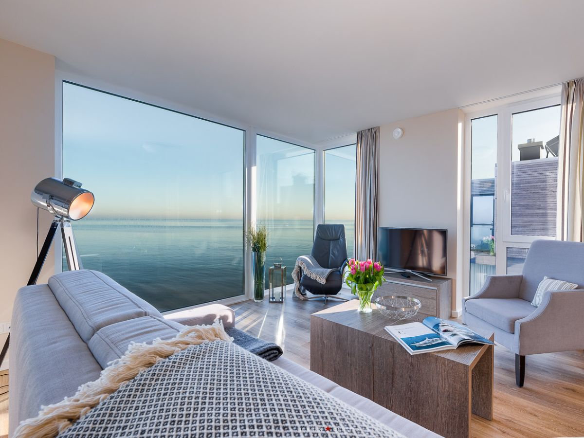 Apartmen Upper Deck- traumhafter Wohn-/Essbereich mit Ostseeblick