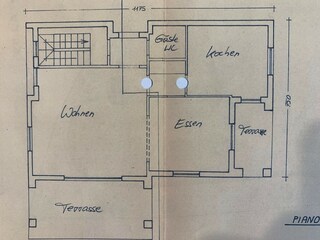 Casa per le vacanze Cipressa Pianta del piano 2